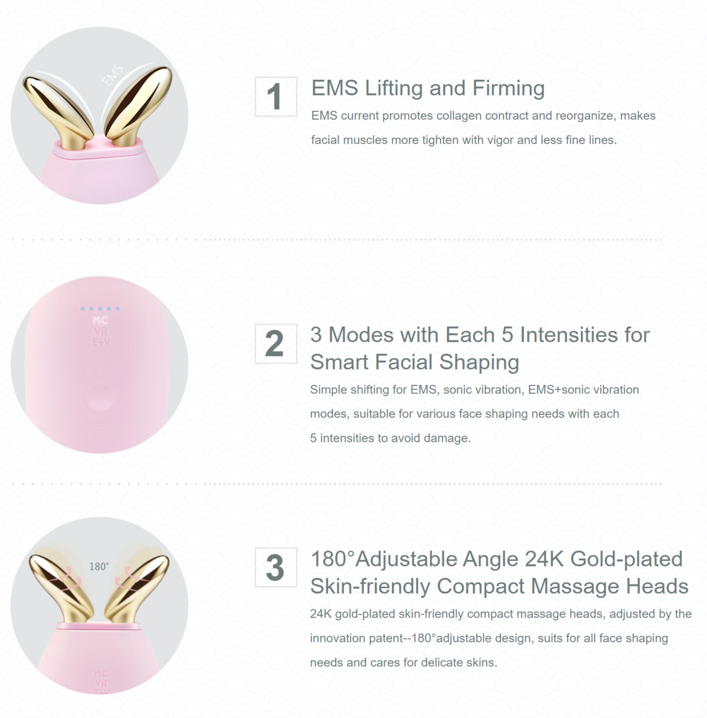UPBUTY DORKASE Facial Lifting and Tightening Beauty Device